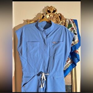 Figs Ceil Blue Women's Jumpsuit